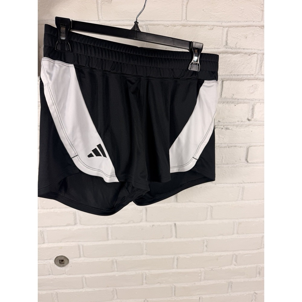 Training Adidas Women S IR6326 Black White AEROREADY 3" Shorts NWT